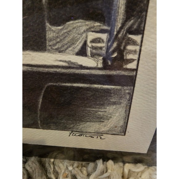 Hendrix Vaughn Allman Fantasy Jam Signed Phil Kutno Artist Lithograph Numbered - Picture 12 of 16